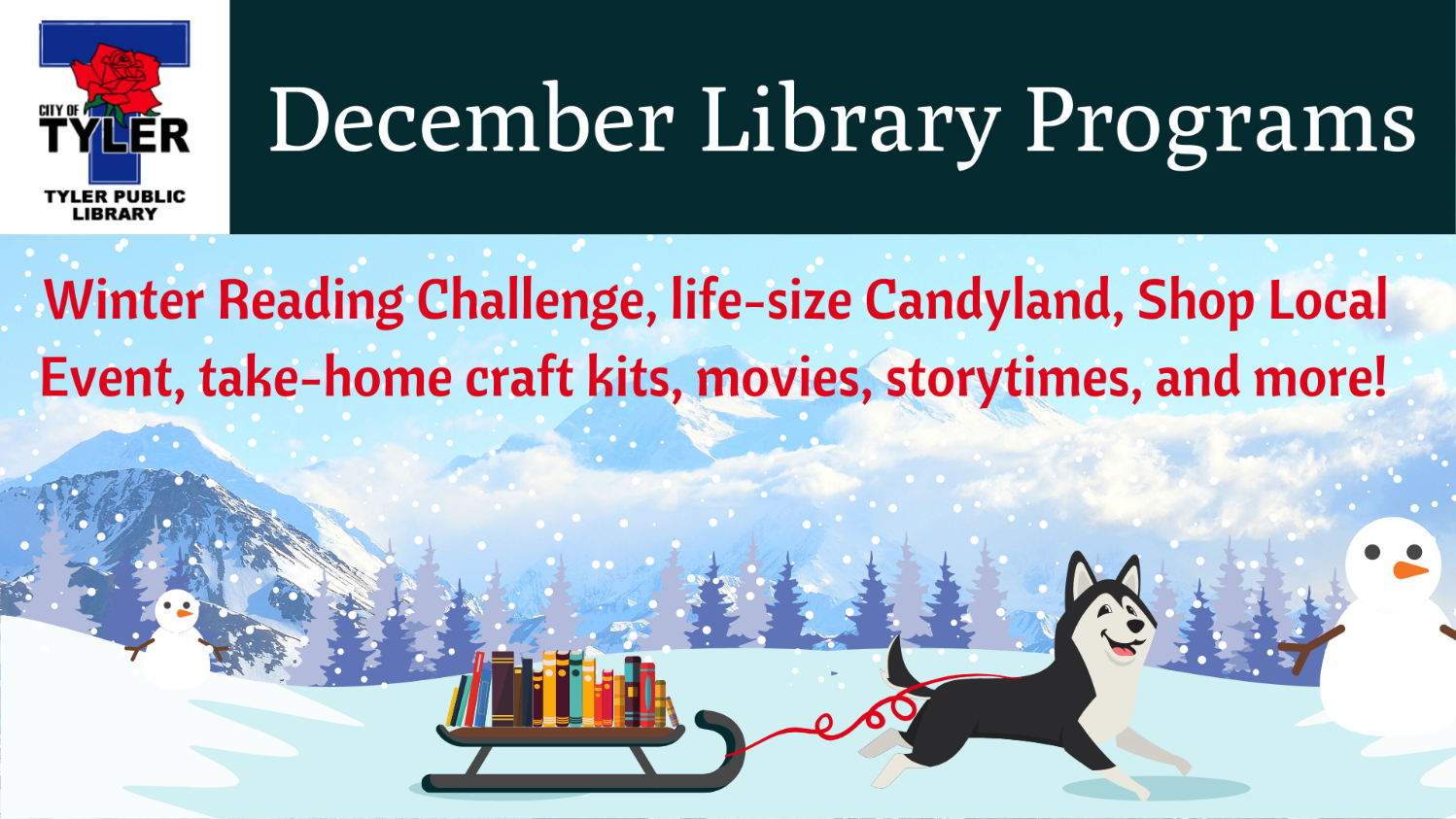 Tyler Public Library December Programs