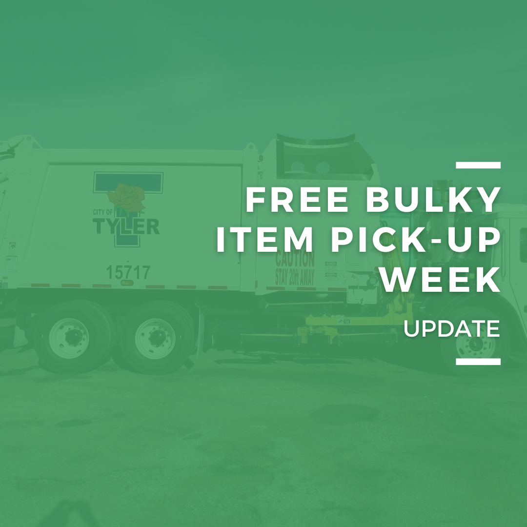 Free bulky item pick up week update