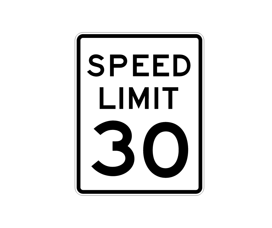 Speed limit 30