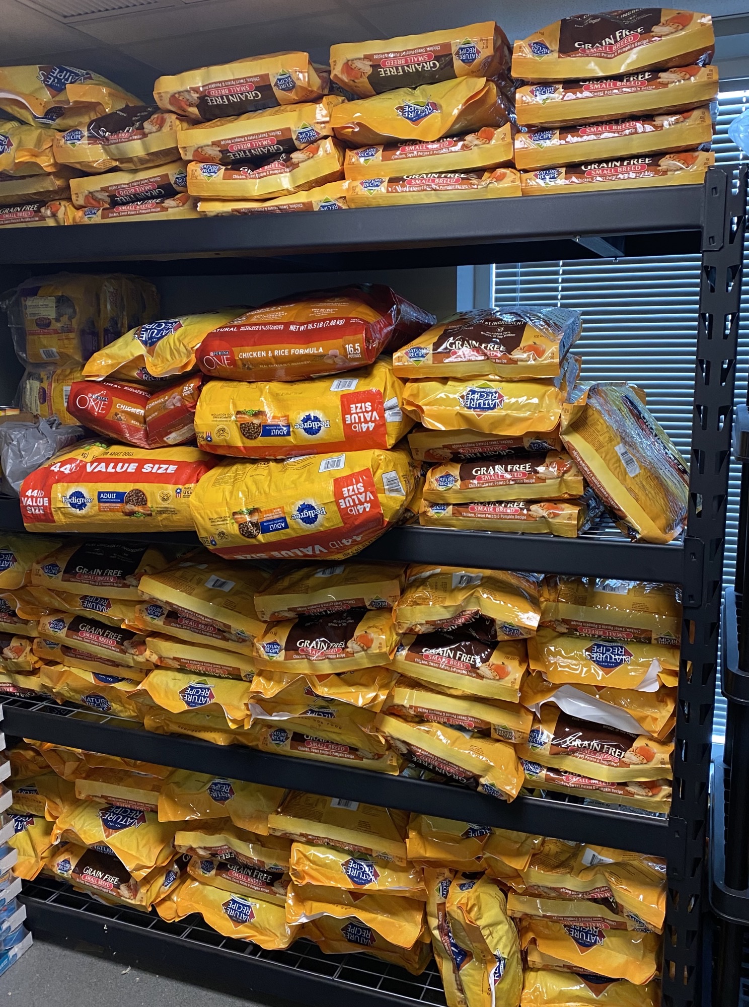 Dog food for the Pet Food Bank