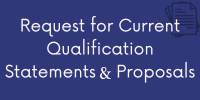 Request for Current Qualifications and Proposals