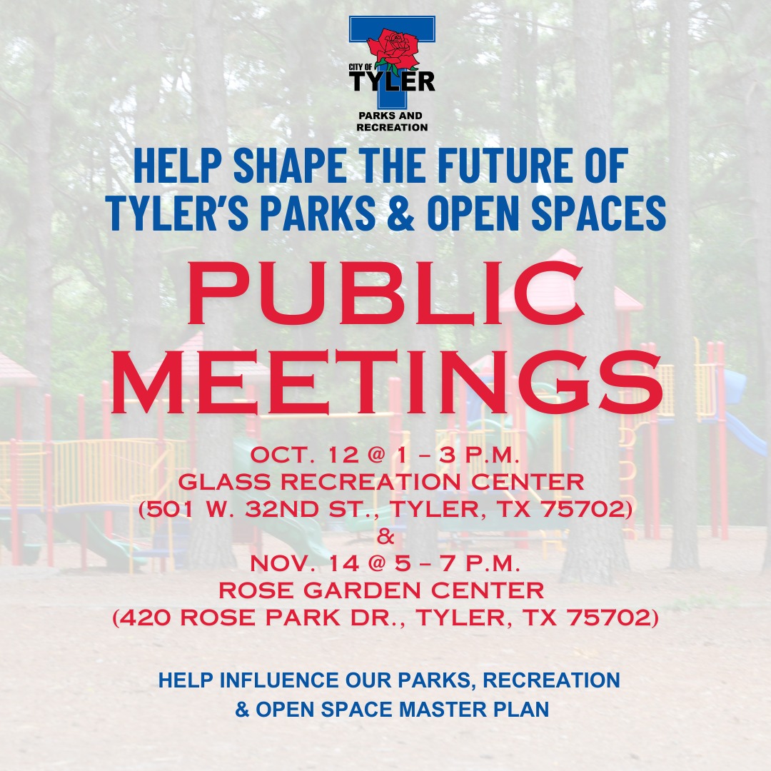 Parks Master Plan Public Meetings