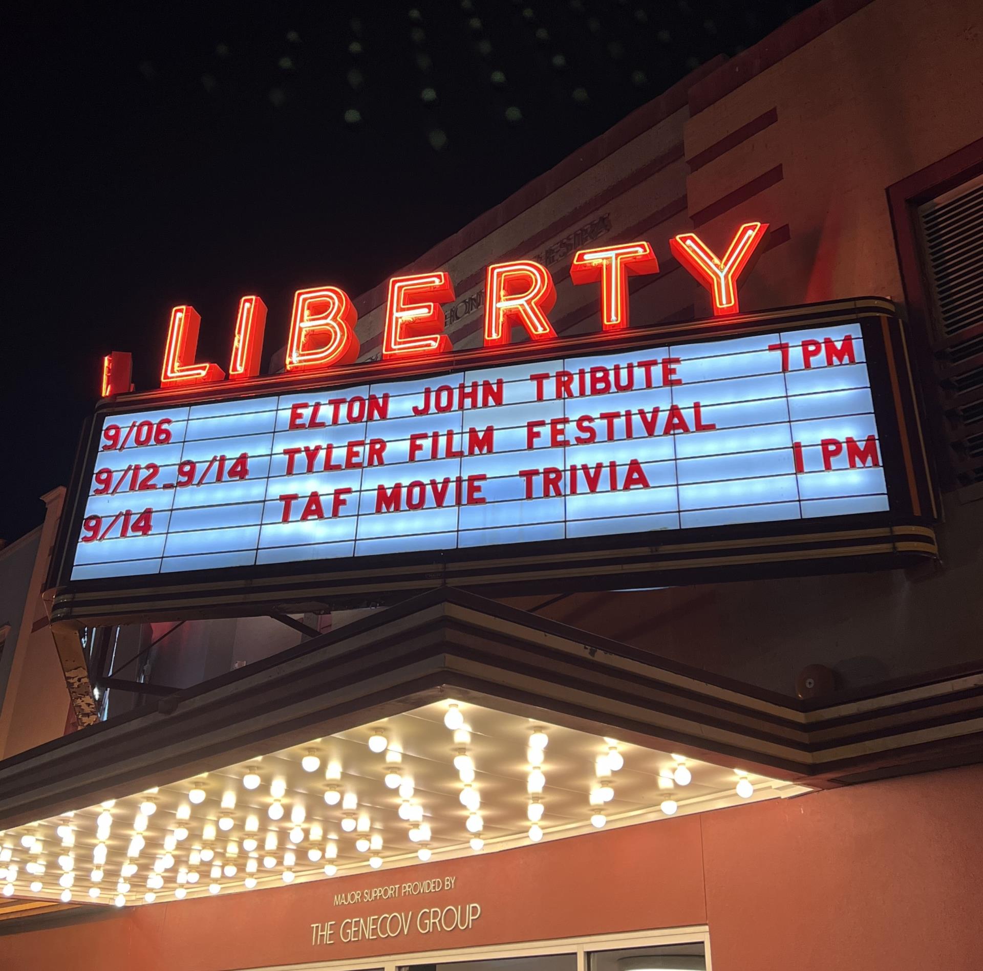 Liberty Hall Marquee