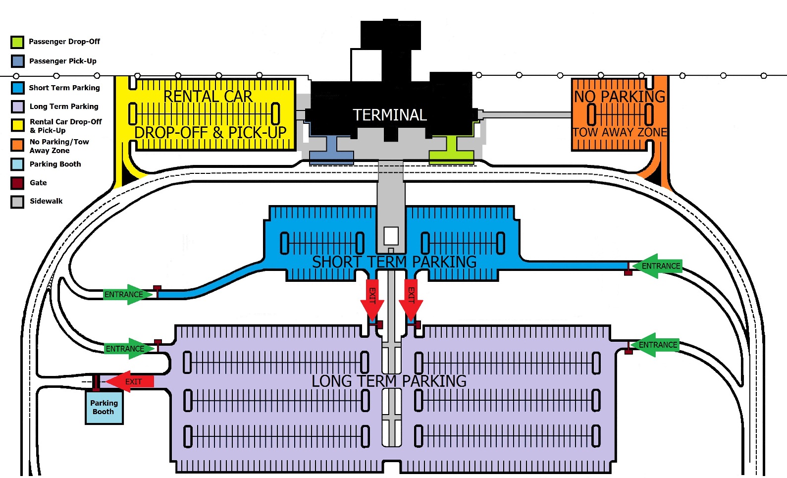 Parking map